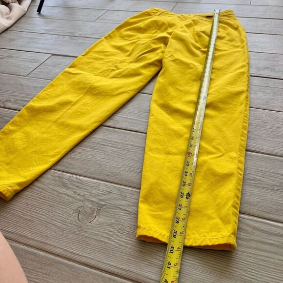 Esprit‎ Sport Womens Yellow Relaxed Fit Mom Jeans Size 9/10 - Picture 5 of 13